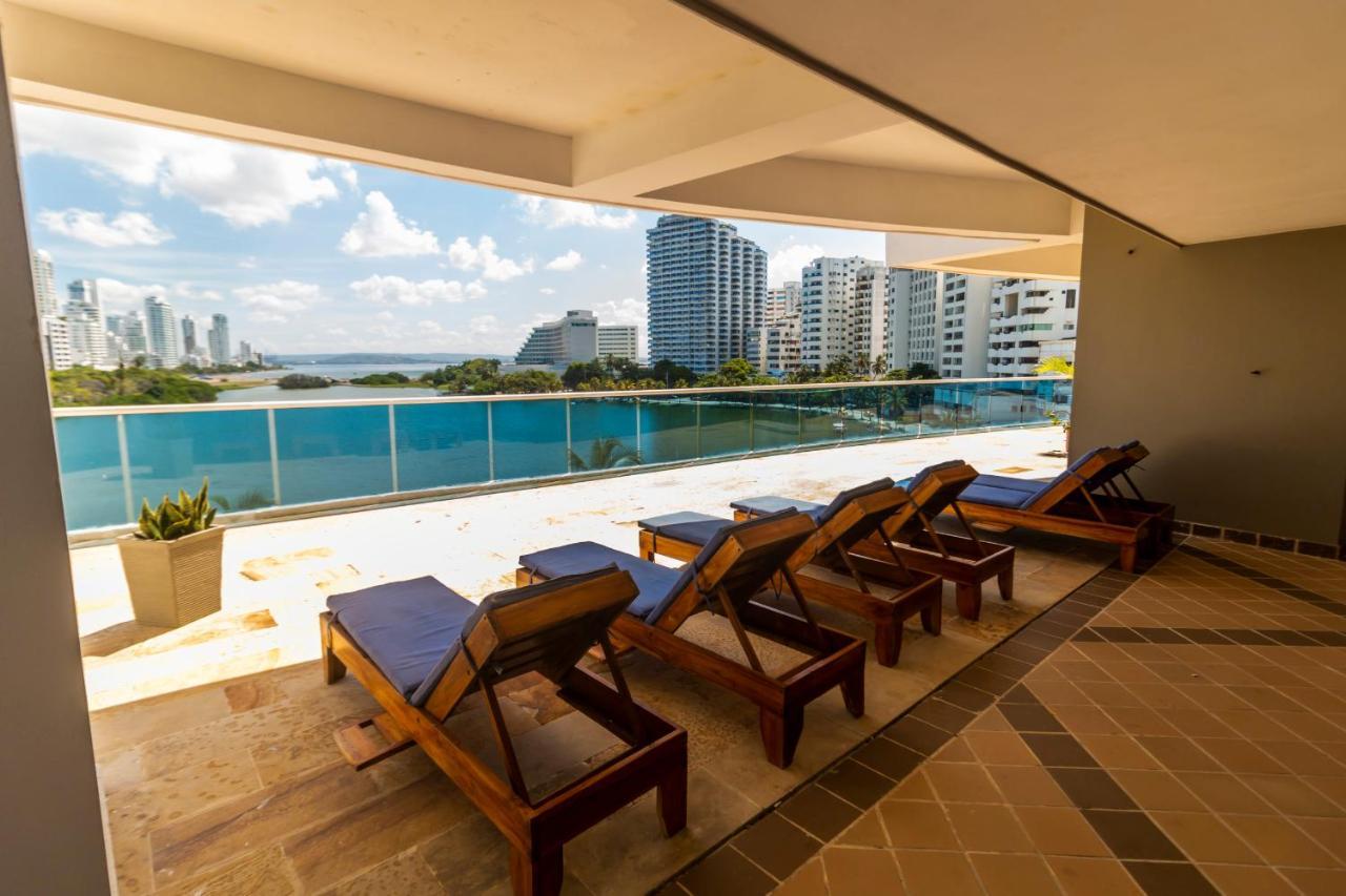 Apartamento De Lujo Con Vista Al Mar - Excelente Ubicacion Cartagena Екстериор снимка