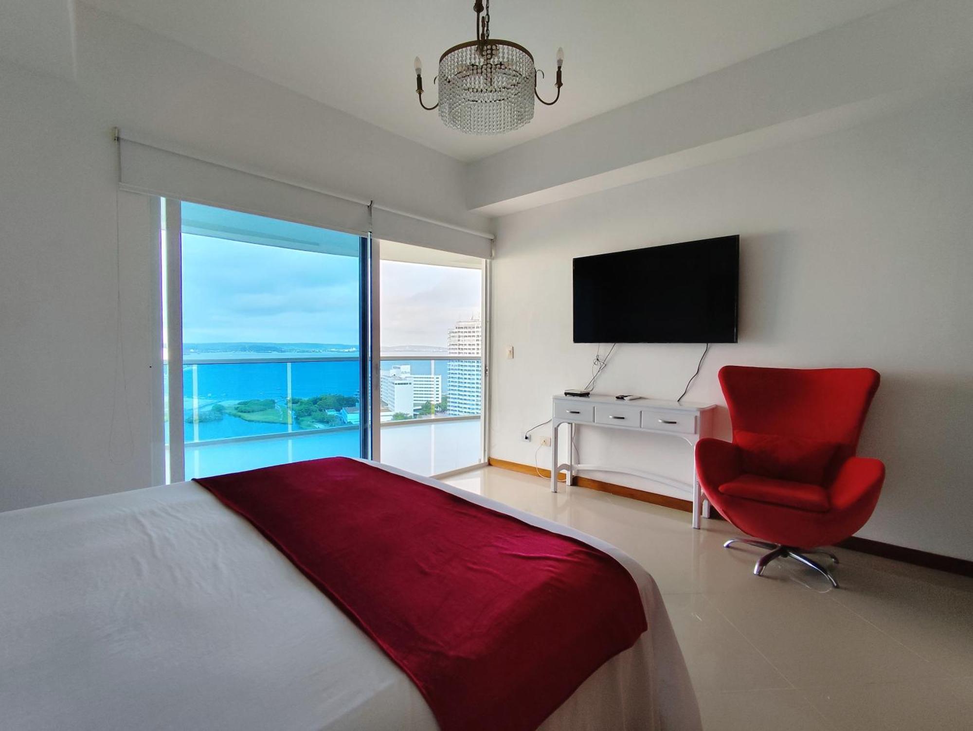 Apartamento De Lujo Con Vista Al Mar - Excelente Ubicacion Cartagena Екстериор снимка